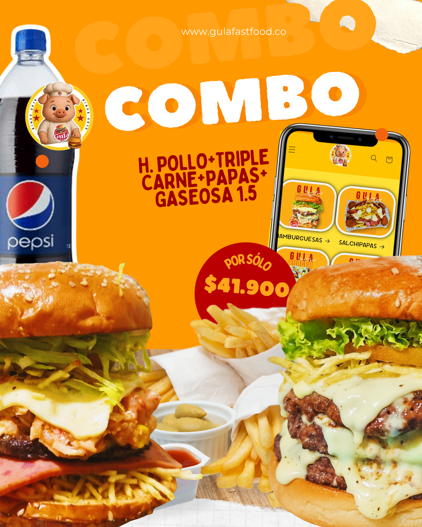 COMBO TRIPLECARNE + H POLLO