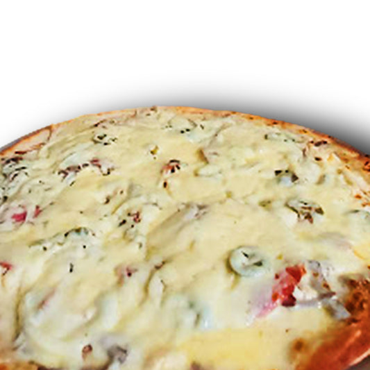 PIZZA POLLO Y CHAMPIÑONES