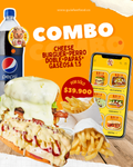 COMBO CHEESE BURGUER + PERRO DOBLE CARRIL