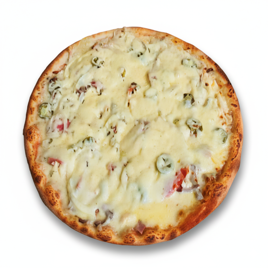 PIZZA POLLO Y CHAMPIÑONES